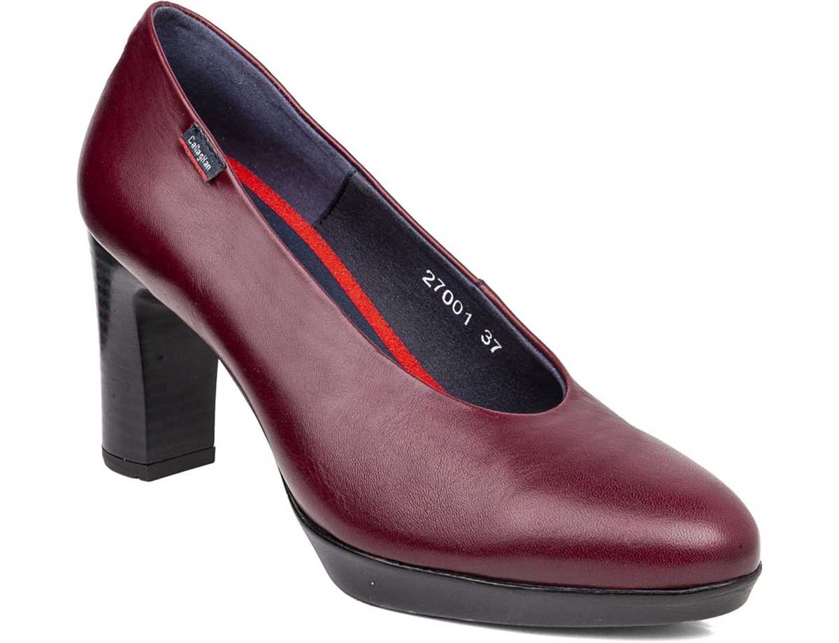 Callaghan Mujer Zapato Vestir Rojo