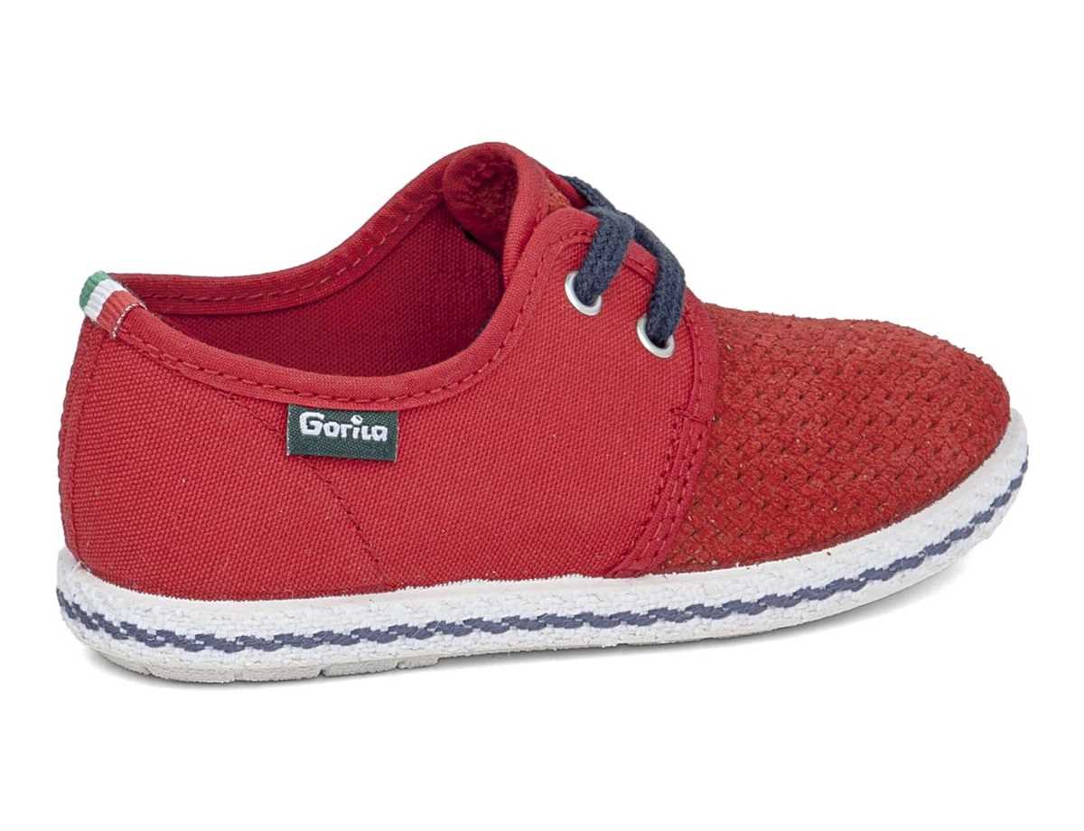 Gorila Niño Zapato Casual Rojo
