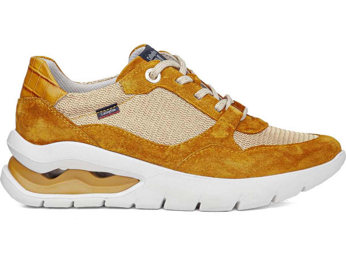 Callaghan Mujer Zapato Sneakers Amarillo
