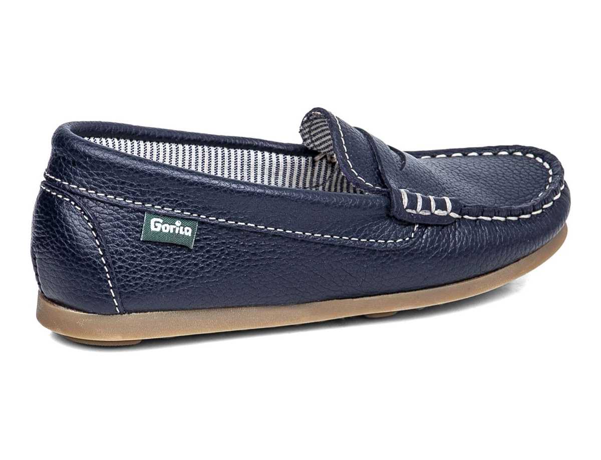 Gorila Niño Mocasin Casual Azul