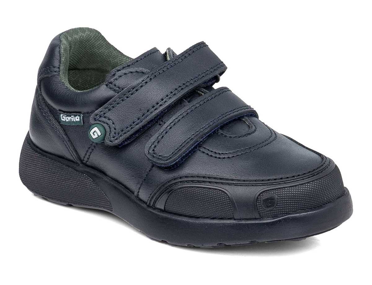 Gorila Niño Zapato Colegial Azul