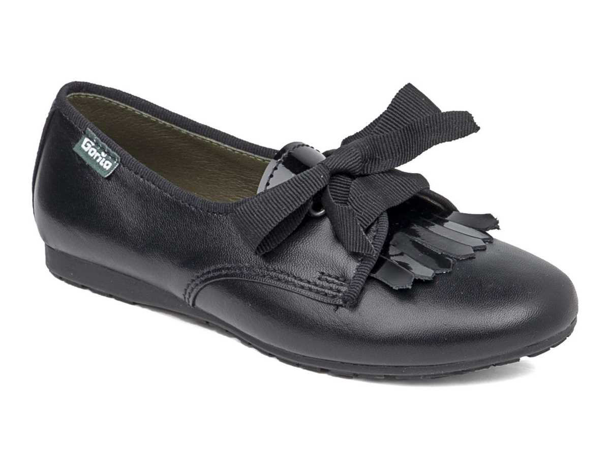 Gorila Niña Zapato Casual Negro