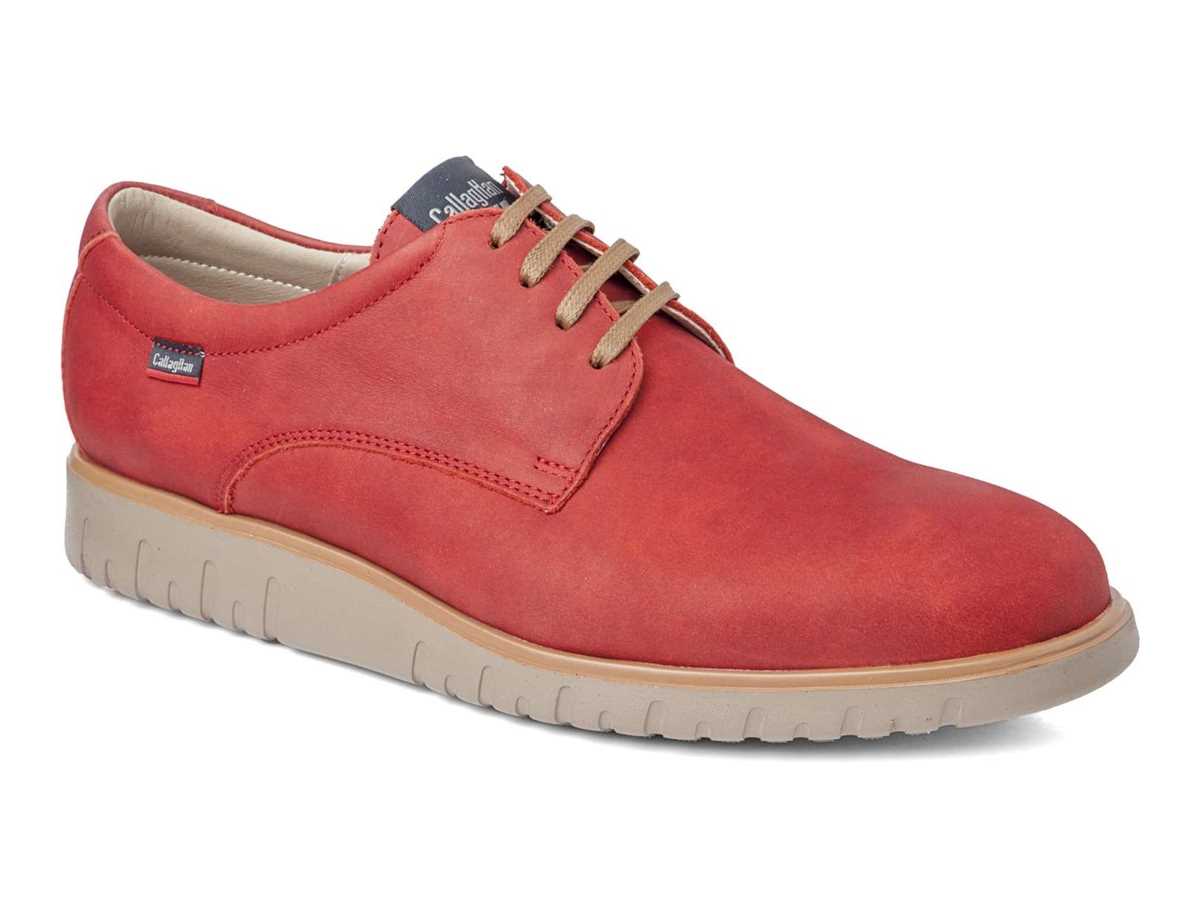 Callaghan Hombre Zapato Casual Rojo