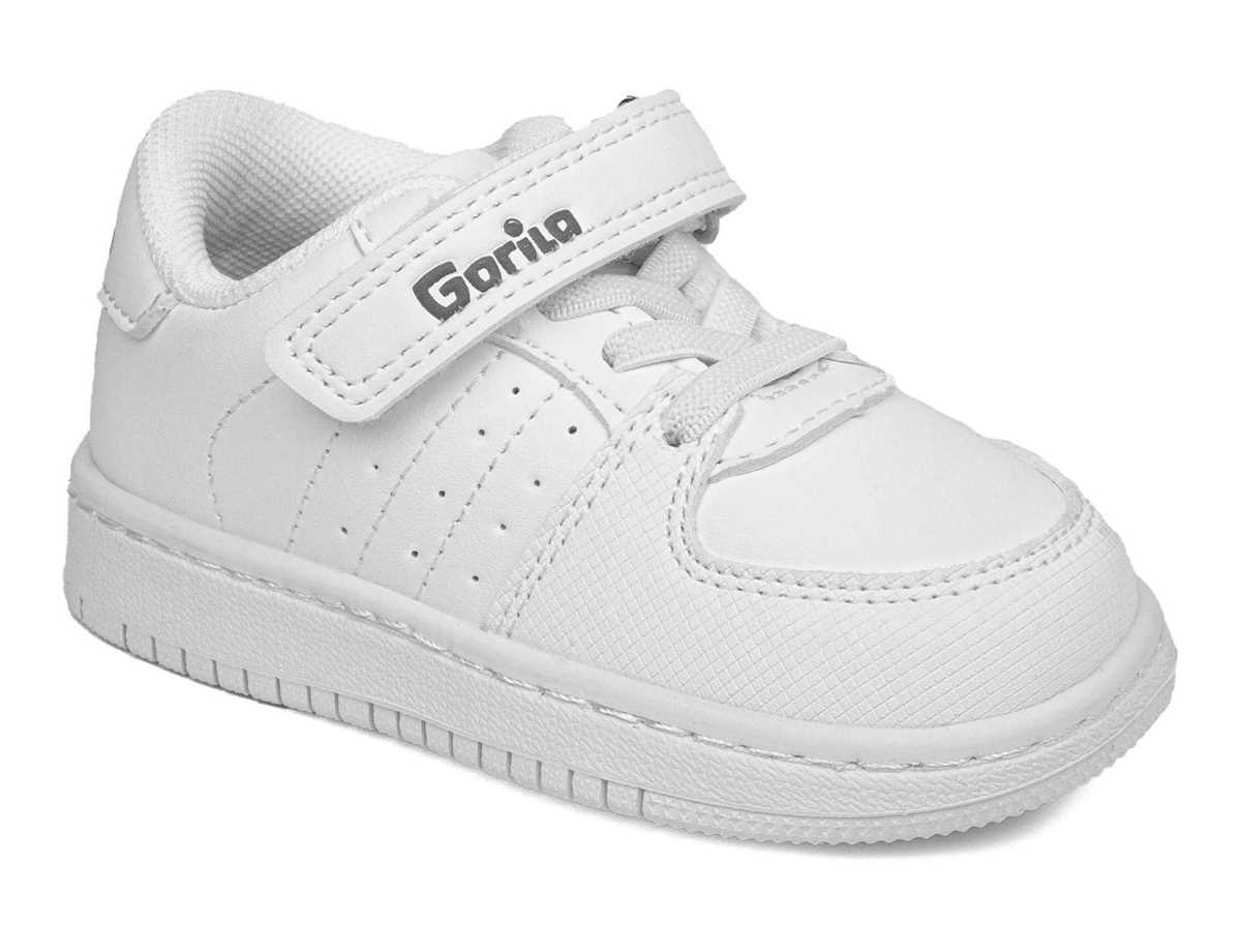 Gorila Niño Zapato Sneakers Blanco