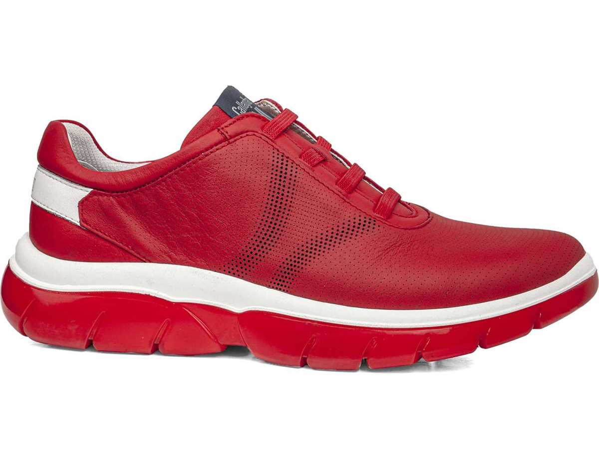 Callaghan Hombre Zapato Sneakers Rojo