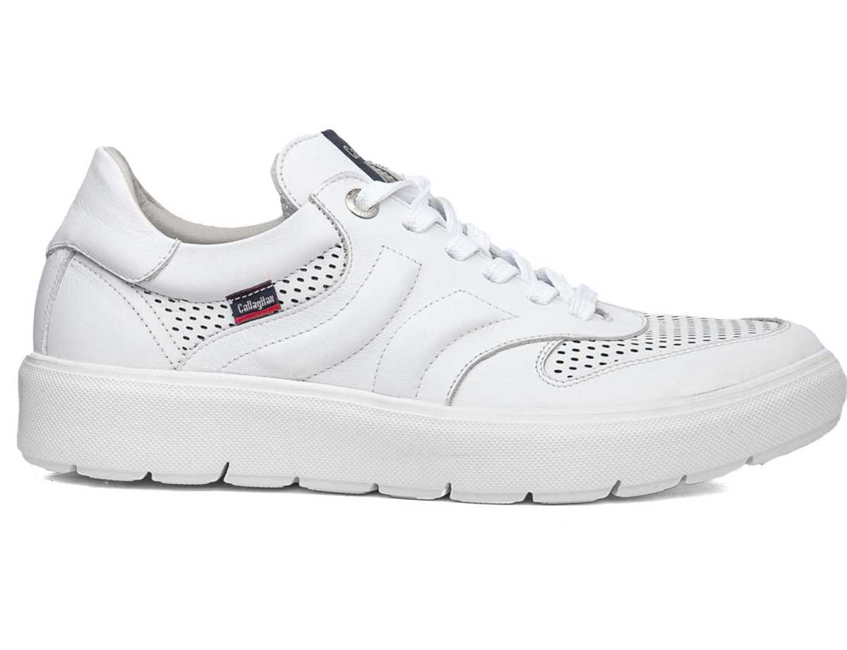 Callaghan Hombre Zapato Sneakers Blanco