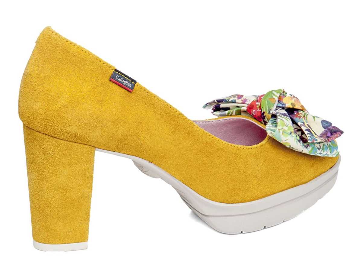 Callaghan Mujer Zapato Casual Amarillo