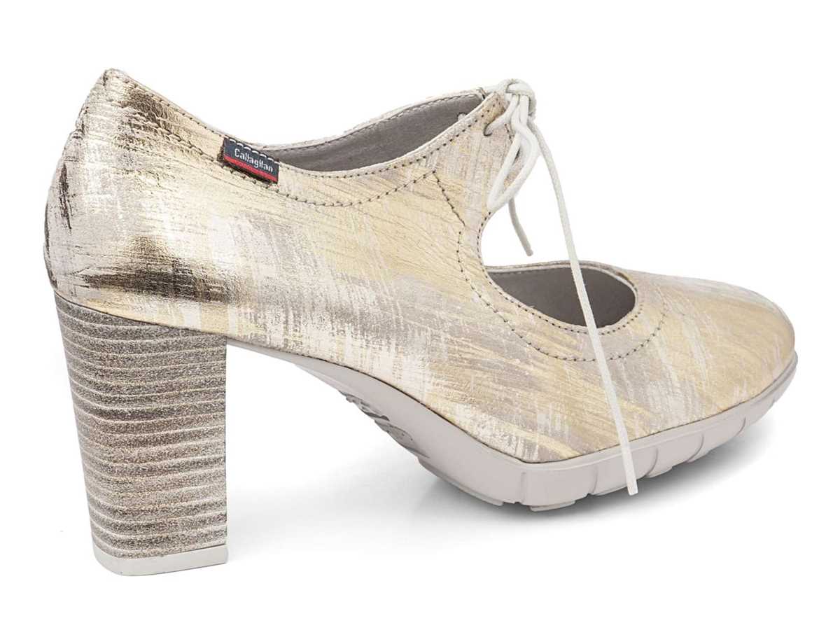 Callaghan Mujer Zapato Casual Platino