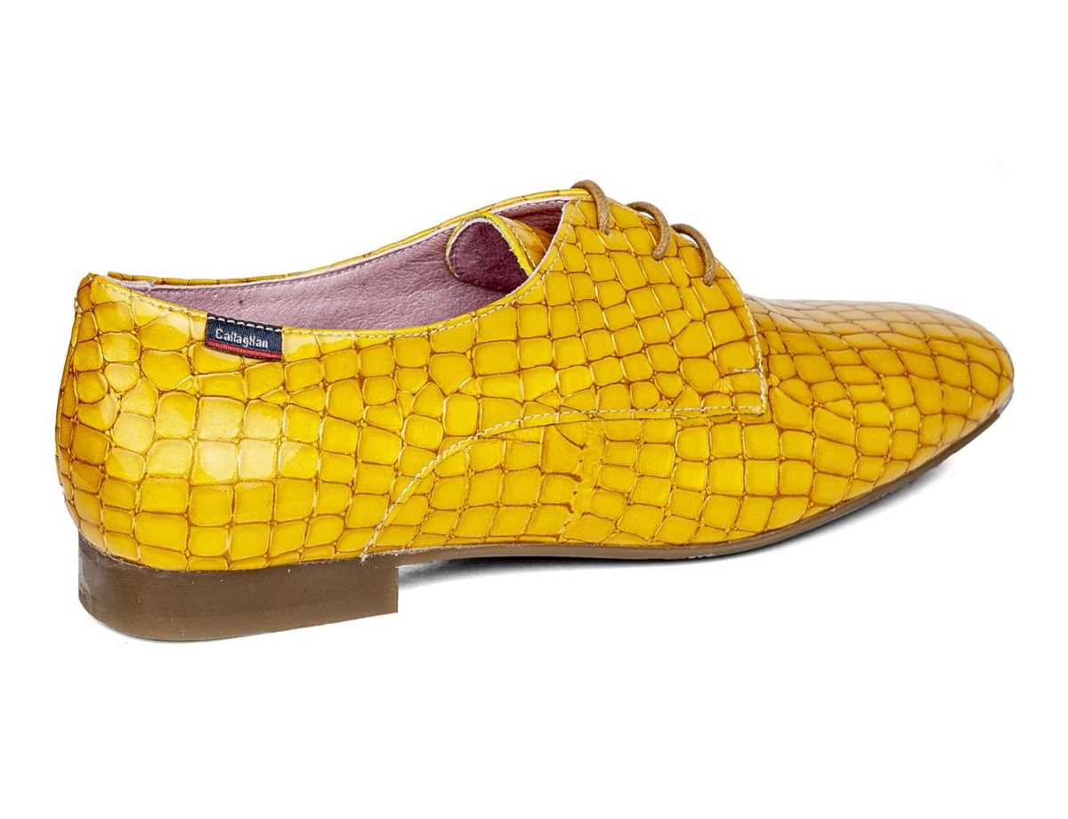 Callaghan Mujer Zapato Clasico Amarillo