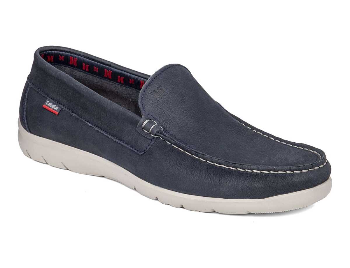 Callaghan Hombre Mocasin Casual Azul