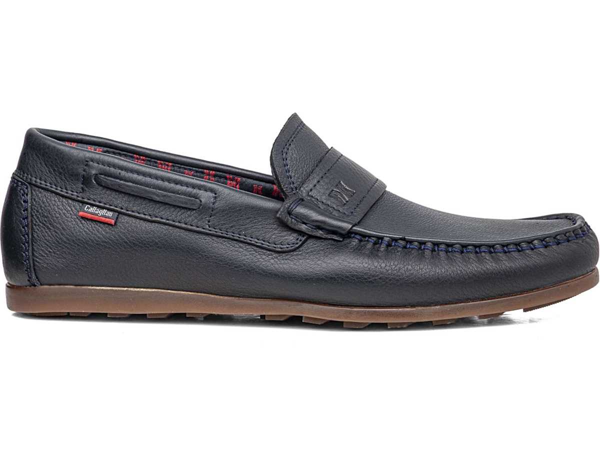 Callaghan Hombre Mocasin Casual Azul