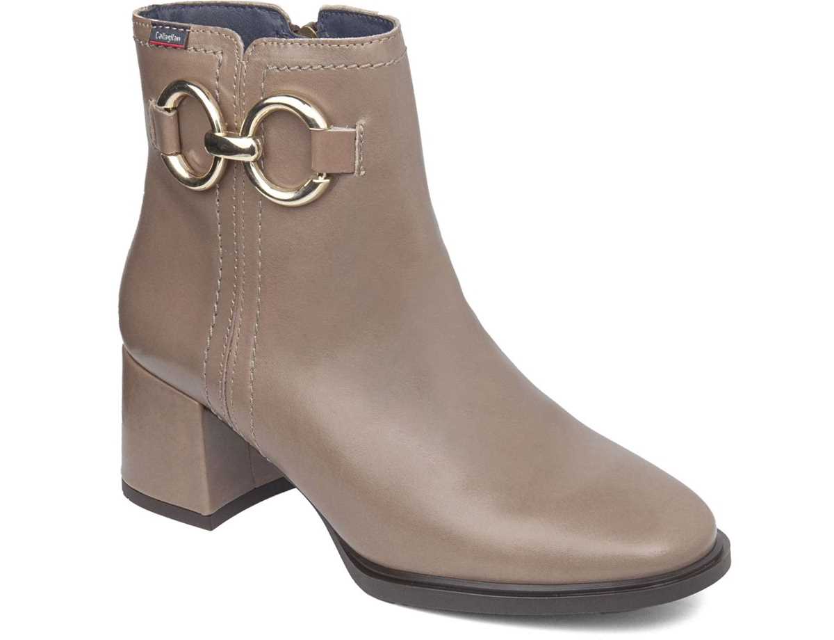 Callaghan Mujer Botin Tacon Casual Beig