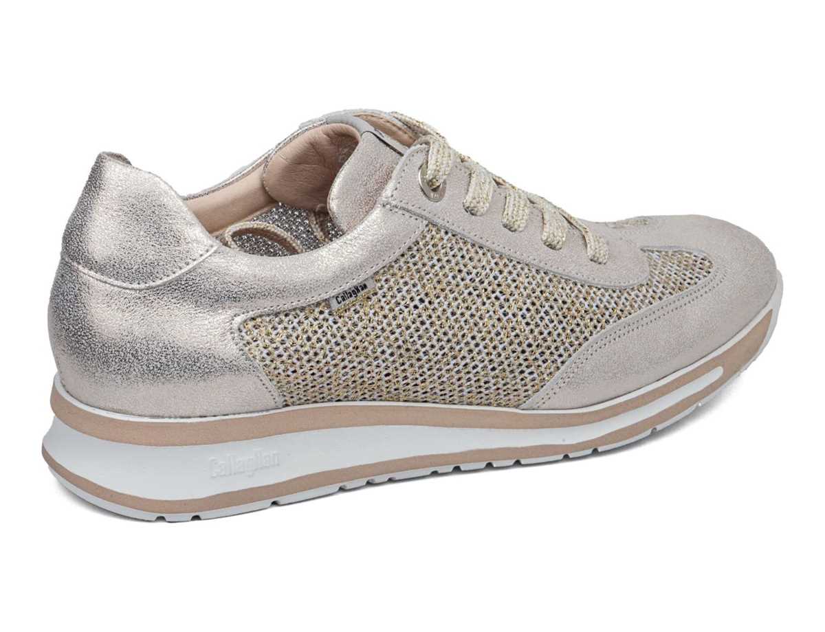 Callaghan Mujer Zapato Sneakers Platino